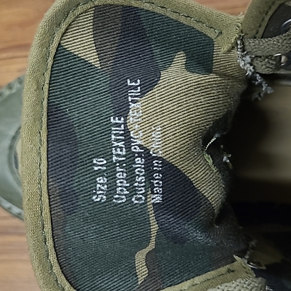 Olivia Miller Green Camouflage Chukka Boots - Picture 3 of 6